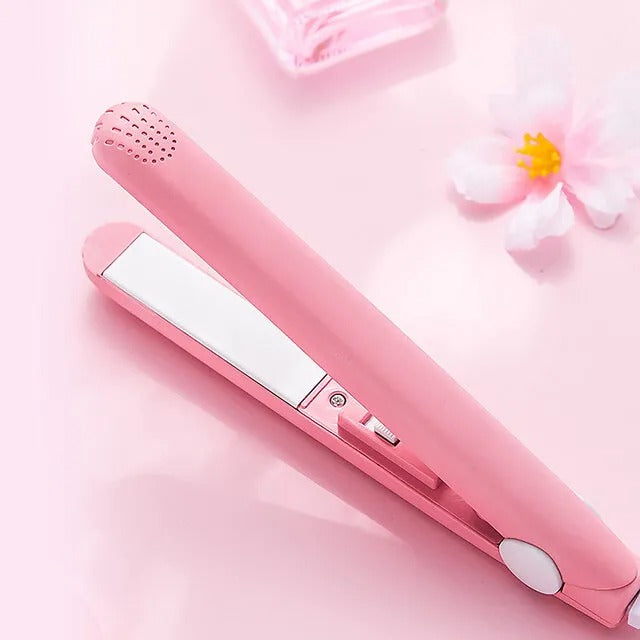 Mini Portable Hair Straightener – USB Rechargeable